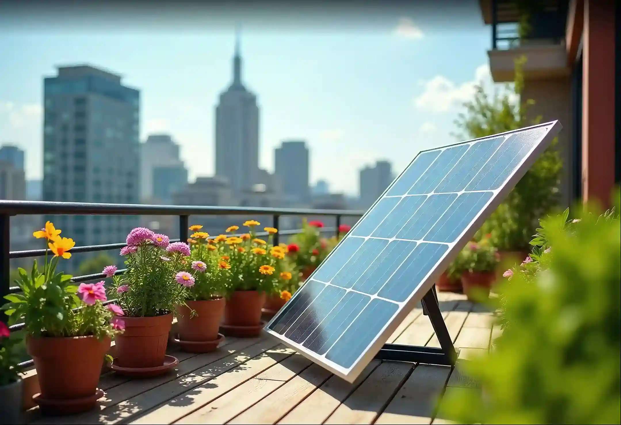 Swakis balcony solar panel