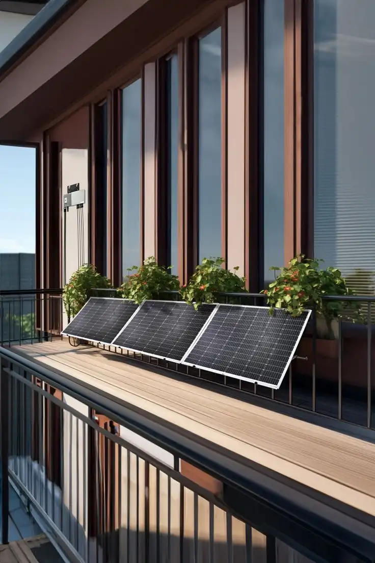 Swakis panel on a balcony